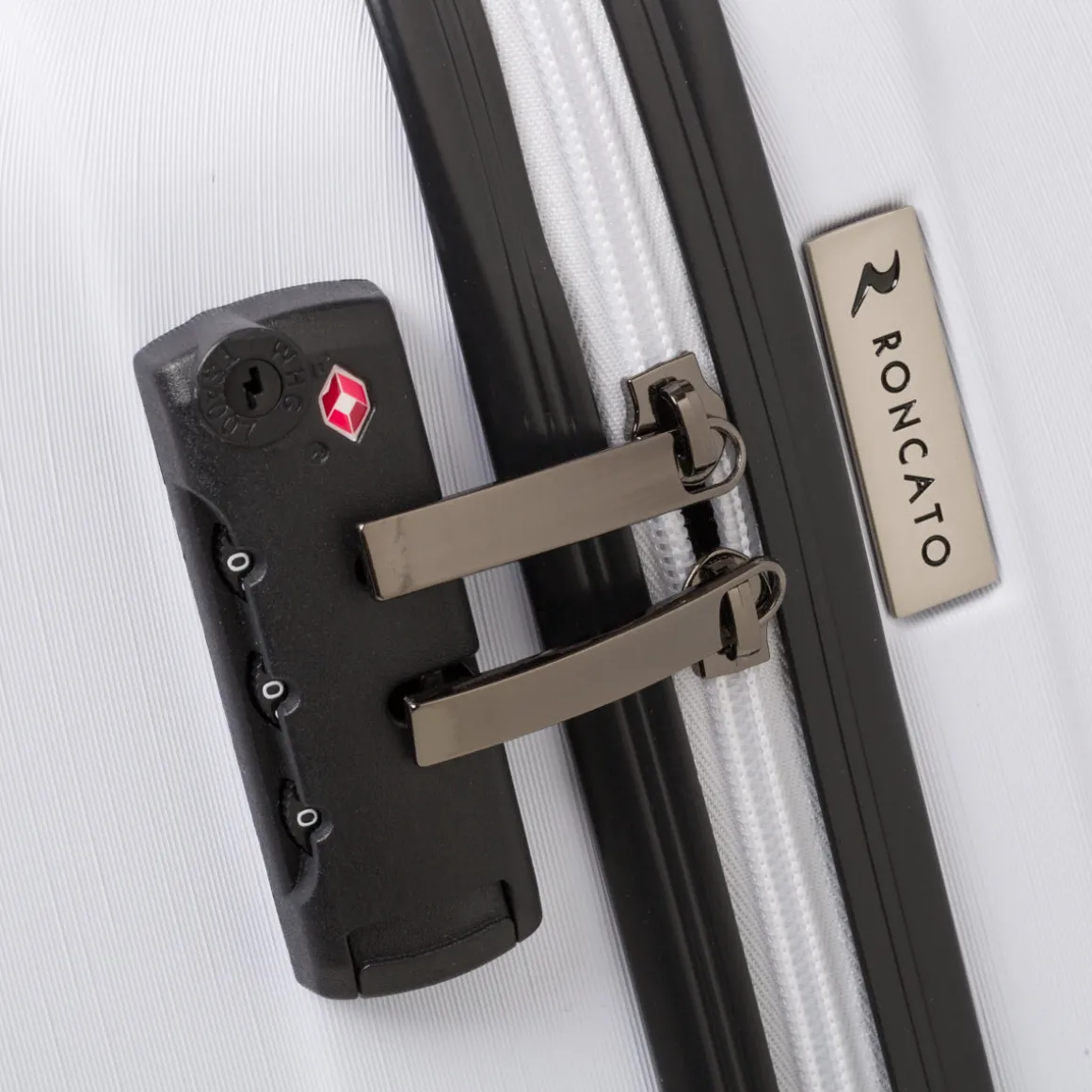 Trolley medio bianco in ABS Ducati Corse x Ciak Roncato Flight
