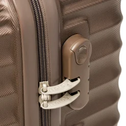 Trolley medio marrone in ABS Romeo Gigli