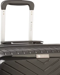 Trolley medio nero rigido in ABS Ciak Roncato Hexa