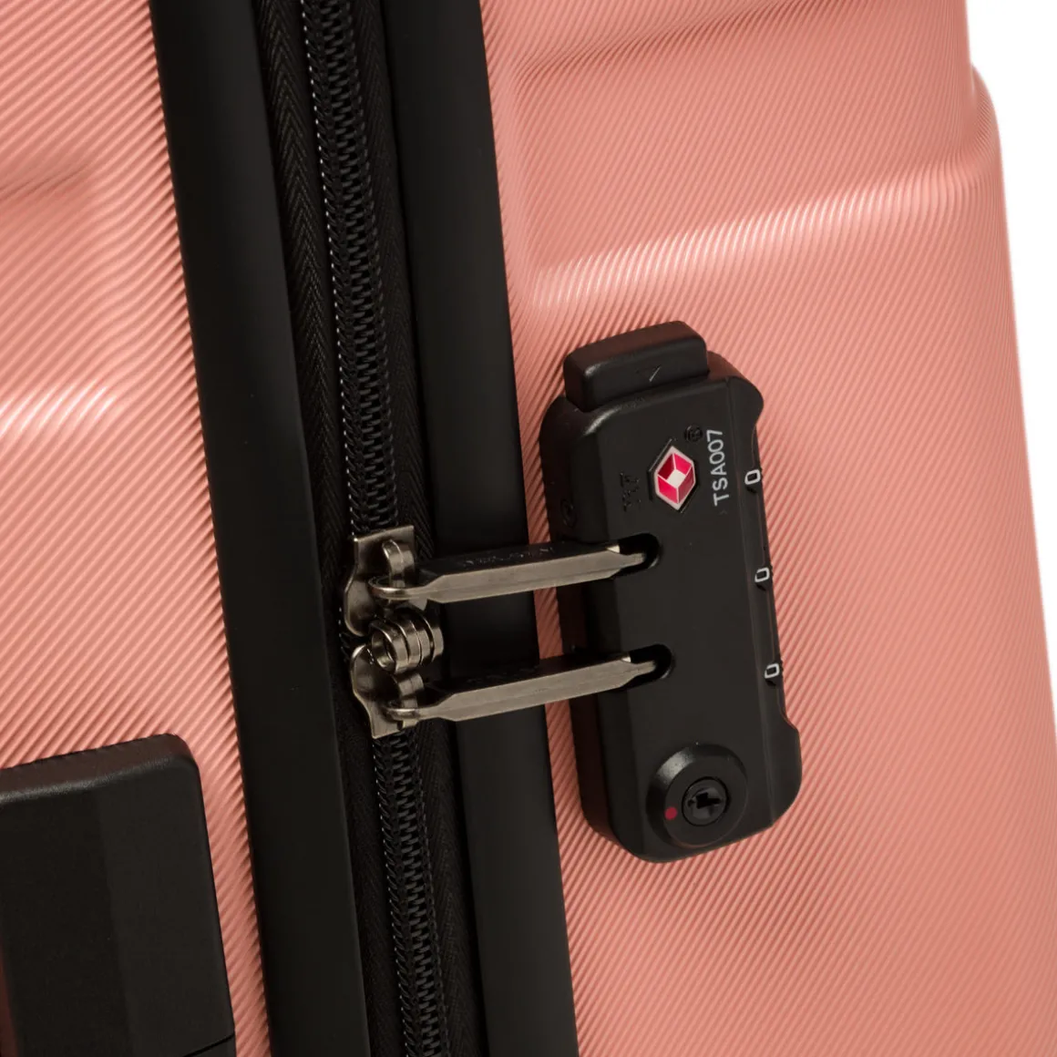 Trolley medio rosa in ABS Delsey Paris