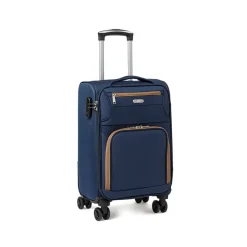 Trolley piccolo blu in tessuto Govago
