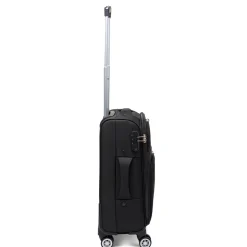 Trolley piccolo nero in tessuto Govago