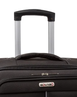 Trolley piccolo nero in tessuto Govago