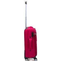 Trolley piccolo rosso in tessuto Valigie Romeo Gigli