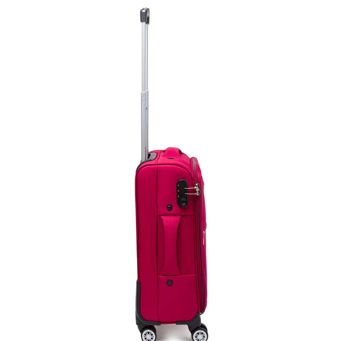 Trolley piccolo rosso in tessuto Valigie Romeo Gigli