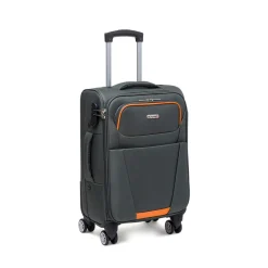 Trolley piccolo verde militare in tessuto Govago