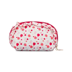 Trousse bianca da Donna con stampa fragola Camomilla Milano
