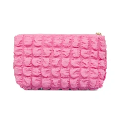 Trousse porta oggetti rosa da donna con logo Camomilla Milano