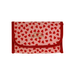 Trousse Rosa Cuori da Donna con specchio Camomilla Milano