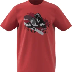 T-shirt bambino arancione Training Graphic Junior adidas