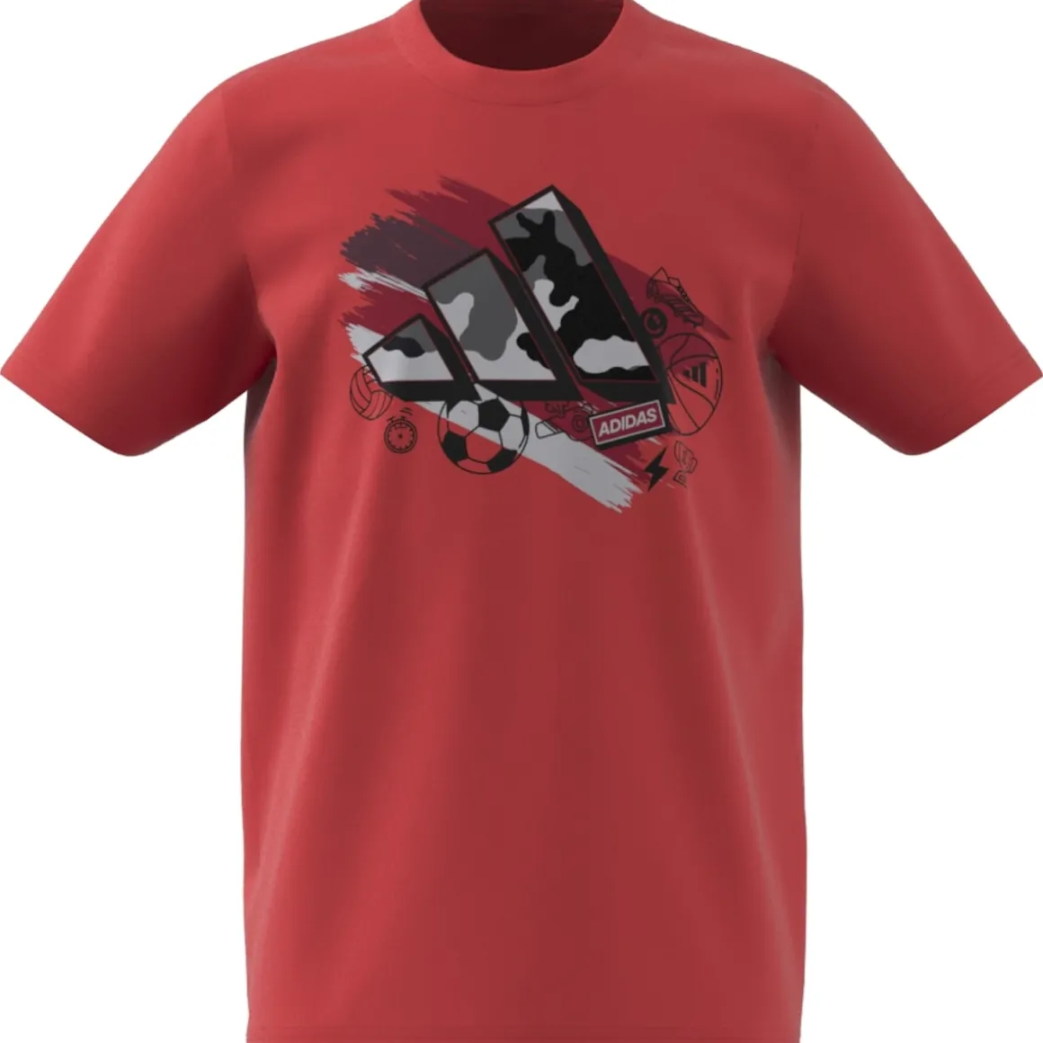 T-shirt bambino arancione Training Graphic Junior adidas