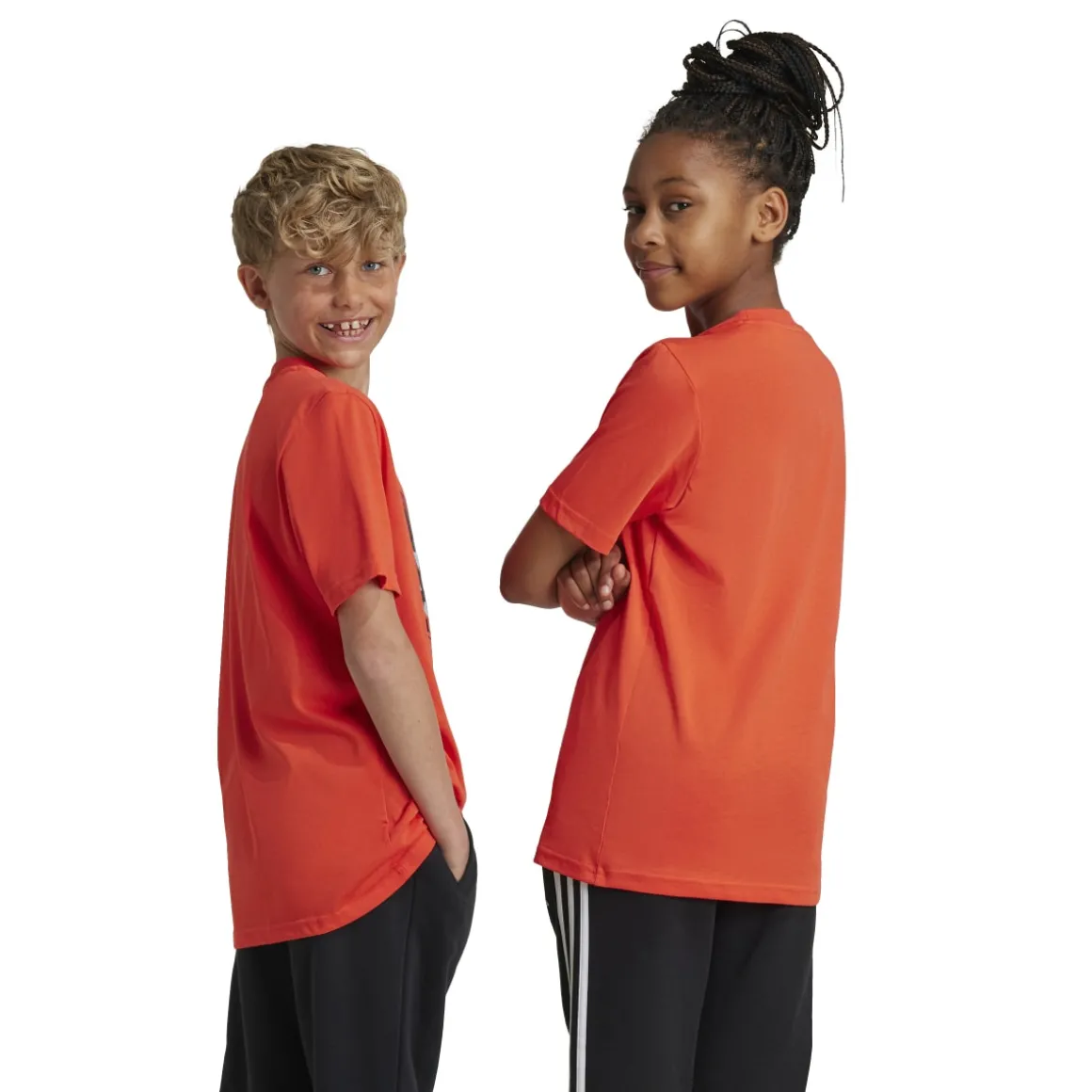 T-shirt bambino arancione Training Graphic Junior adidas