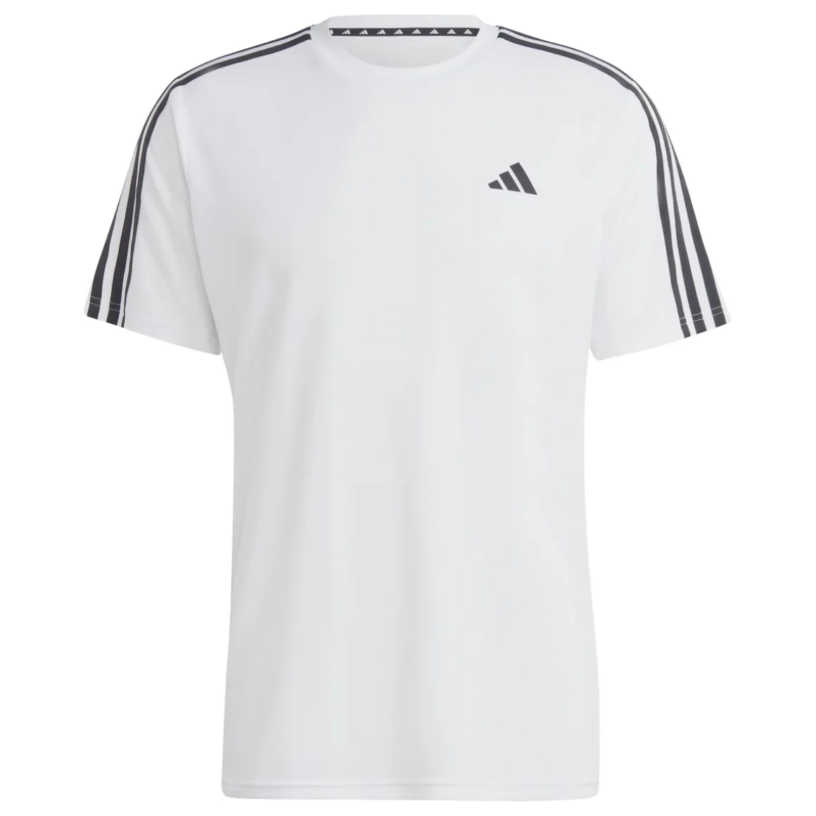 T-shirt bianca da allenamento uomo Train Essentials 3-Stripes adidas