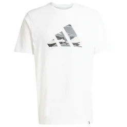 T-shirt bianca da Uomo con logo adidas M CAMO LOGO T