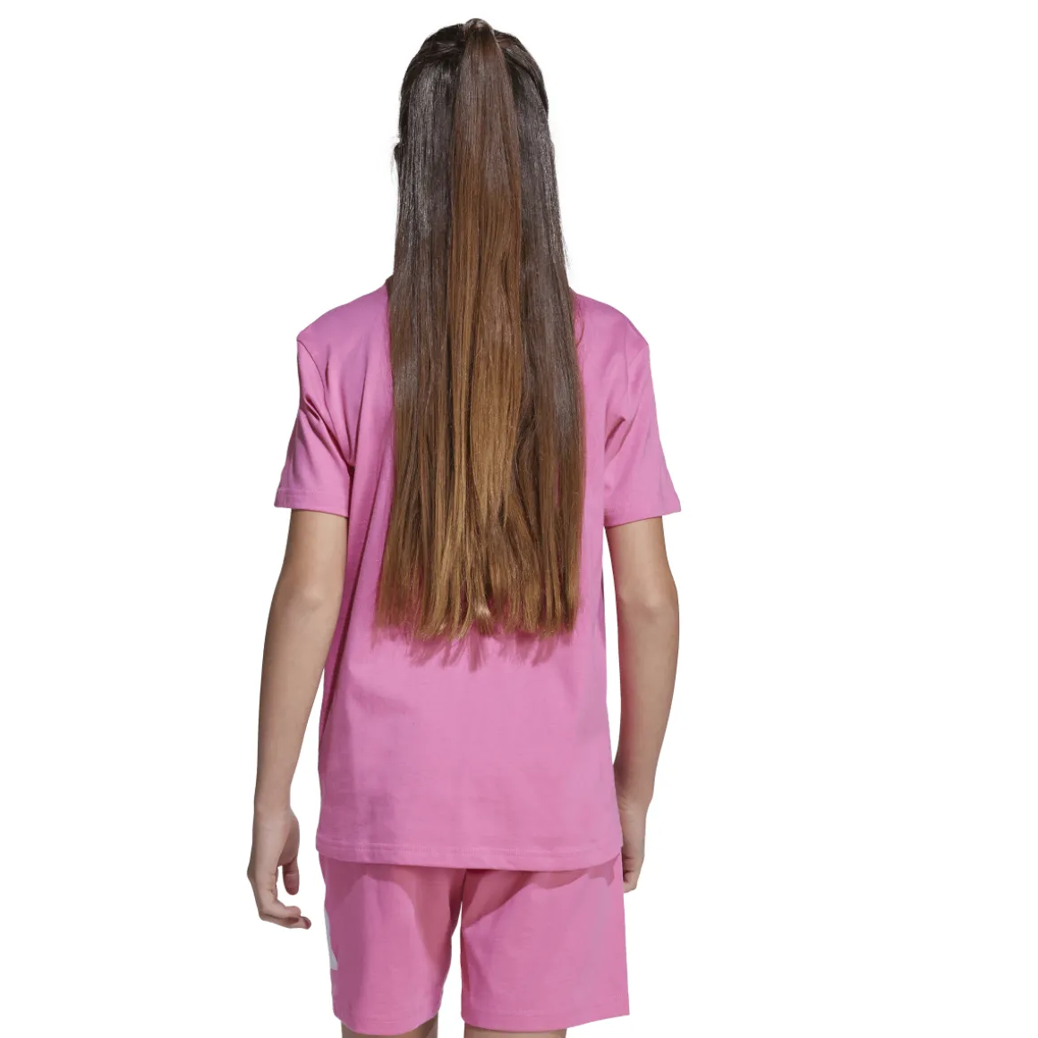 T-shirt da Bambina Rosa con Logo adidas J BL TEE 160