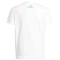 T-shirt da Bambino bianca con logo adidas x Mercedes-AMG Petronas F1 Team