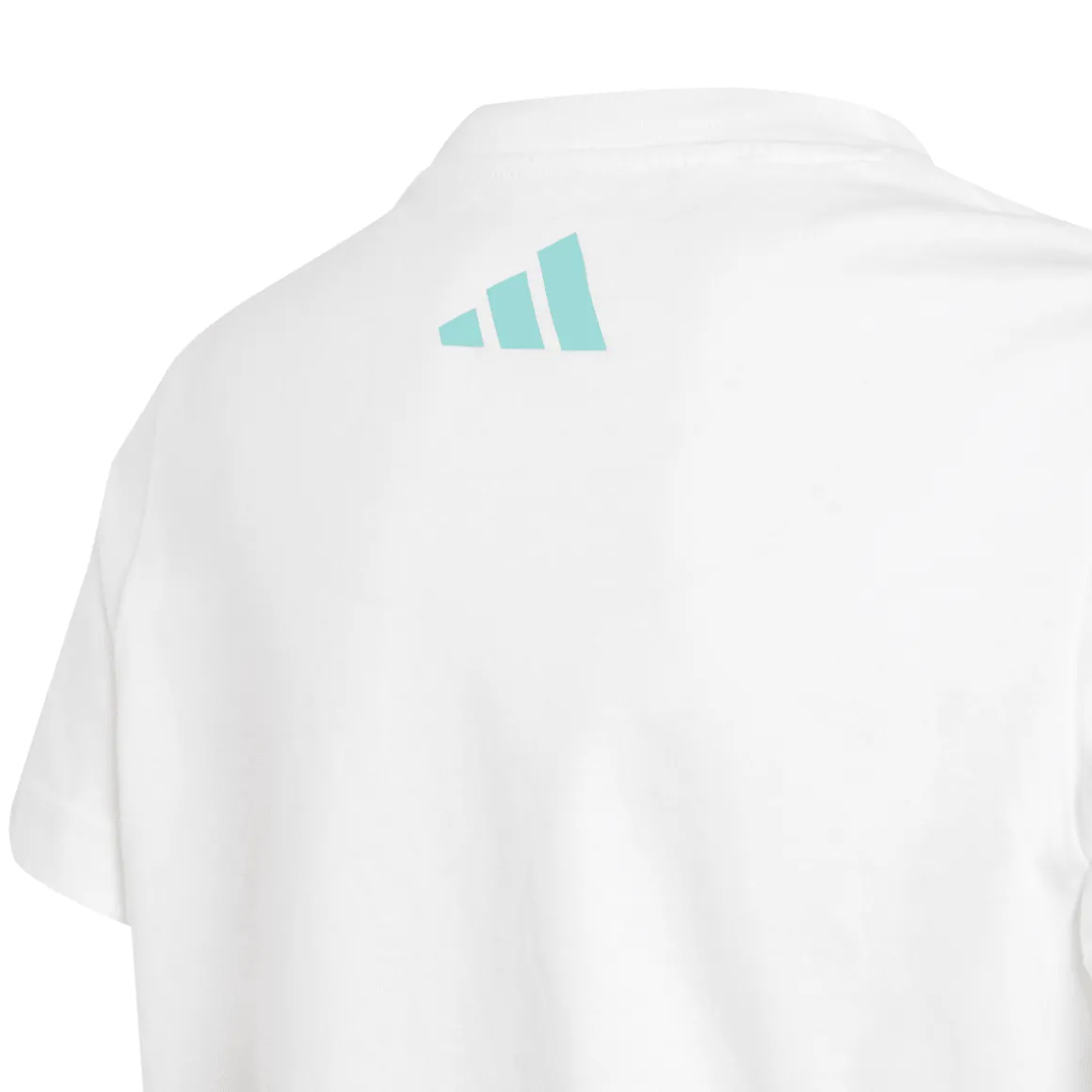 T-shirt da Bambino bianca con logo adidas x Mercedes-AMG Petronas F1 Team