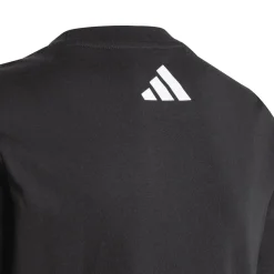 T-shirt da Bambino nera con logo adidas x Mercedes-AMG Petronas F1 Team