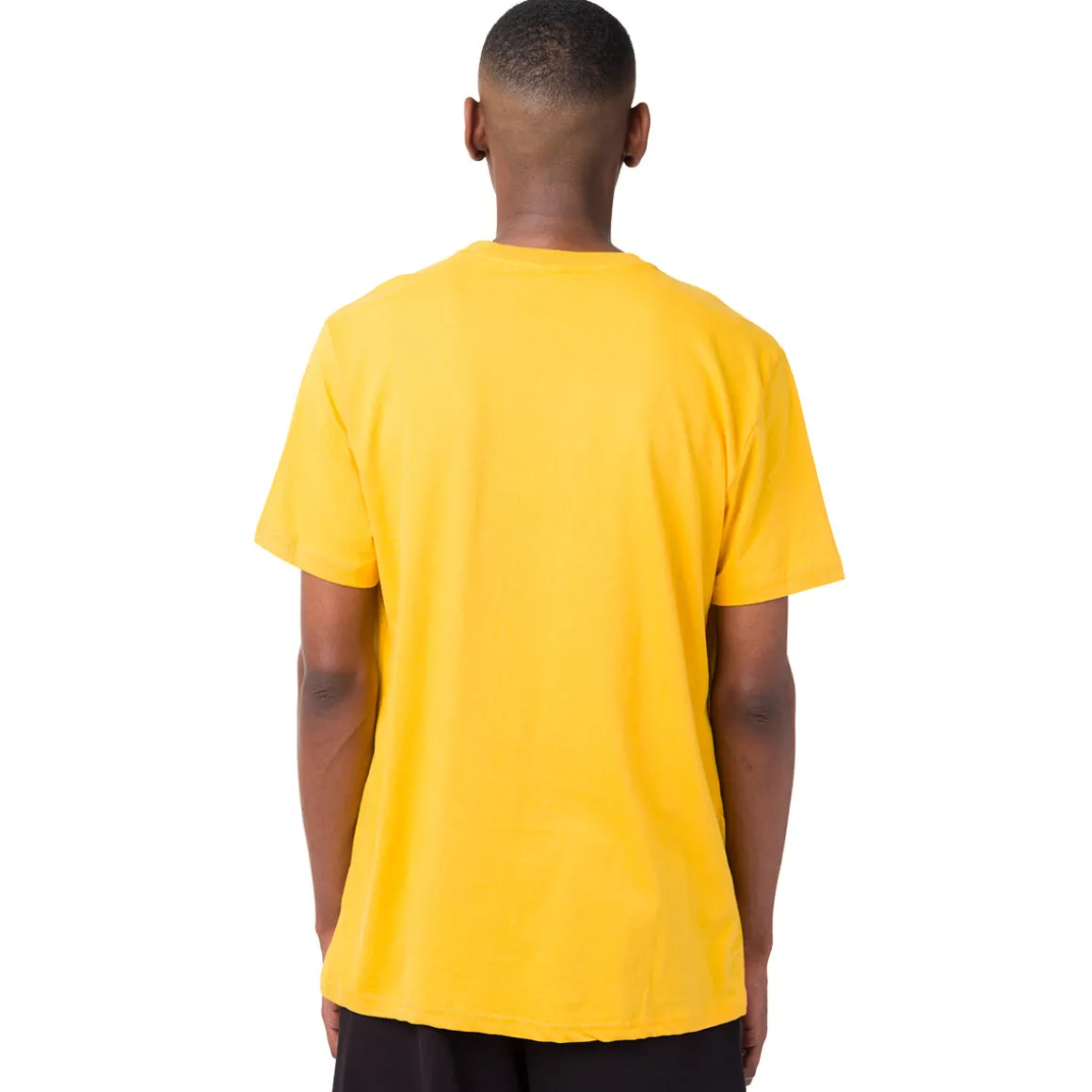 T-shirt Gialla da Uomo in Cotone con stampa LA Lakers NBA