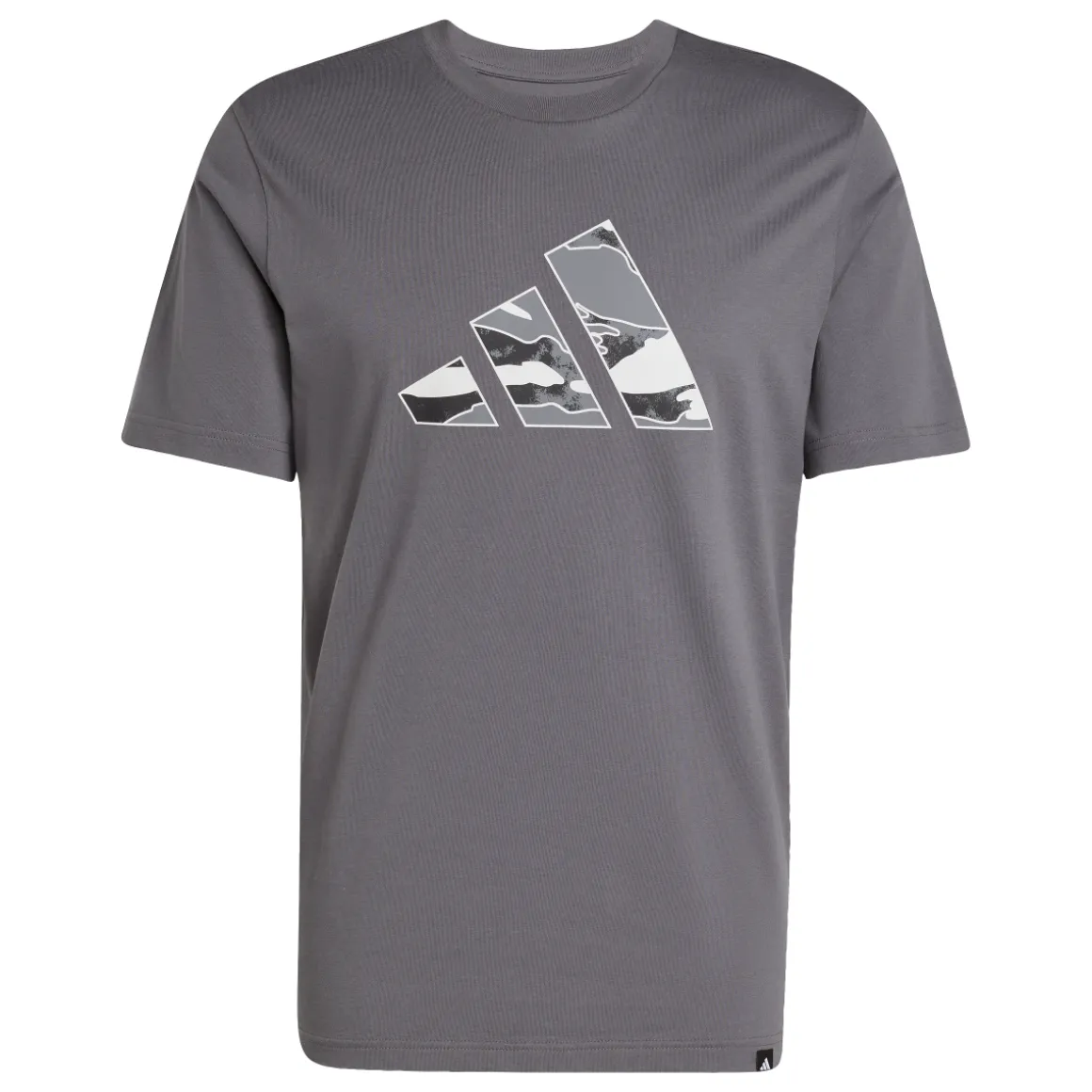 T-shirt grigia da Uomo con logo adidas