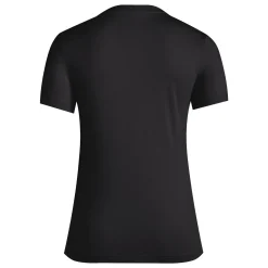 T-shirt nera da donna con logo adidas Essentials Slim Logo