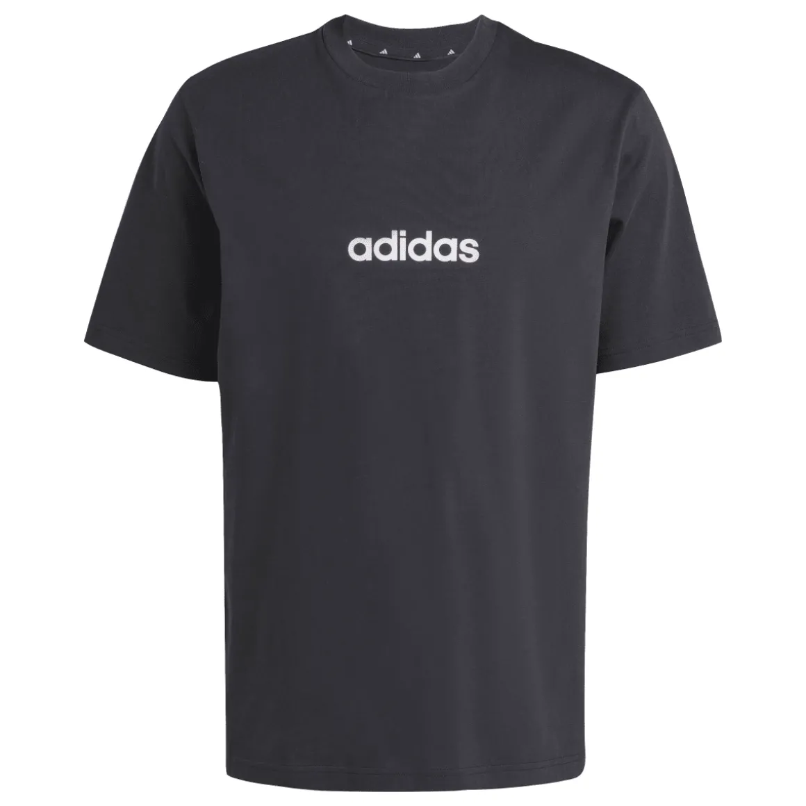 T-shirt nera da Uomo adidas M LIN SJ T