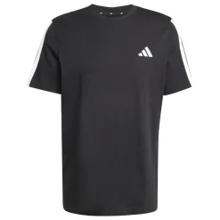 T-shirt nera da Uomo adidas con 3 strisce M 3S SJ T