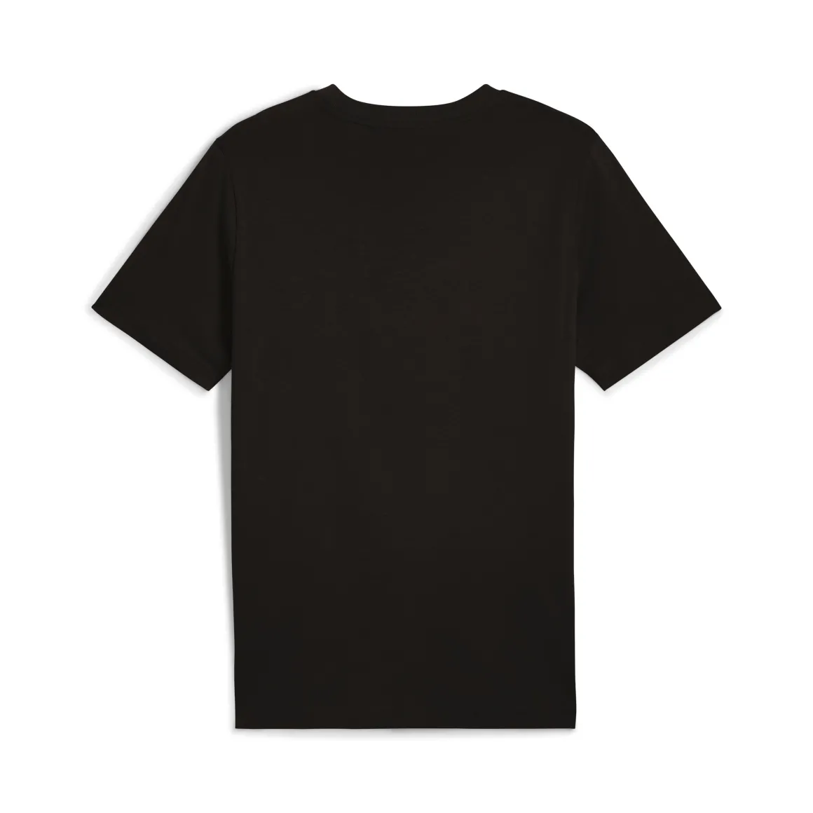 T-shirt nera da Uomo con logo frontale bianco Puma
