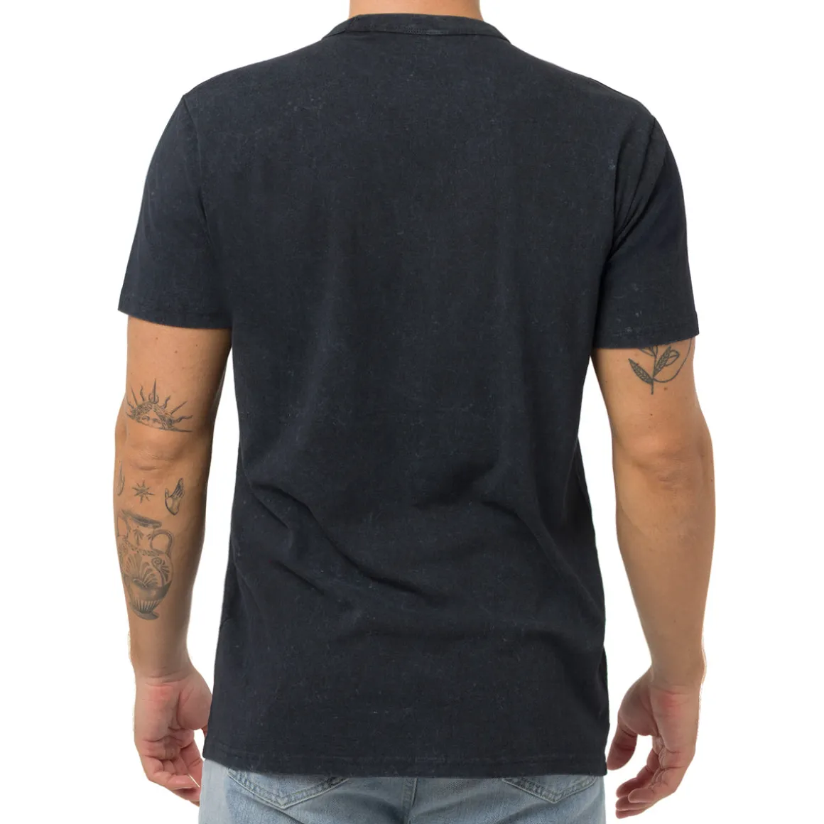 T-Shirt nera Uomo di Pink Floyd The Dark Side of the Moon logo prisma