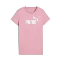 T-shirt rosa da Donna con logo frontale ESS No. 1 Puma