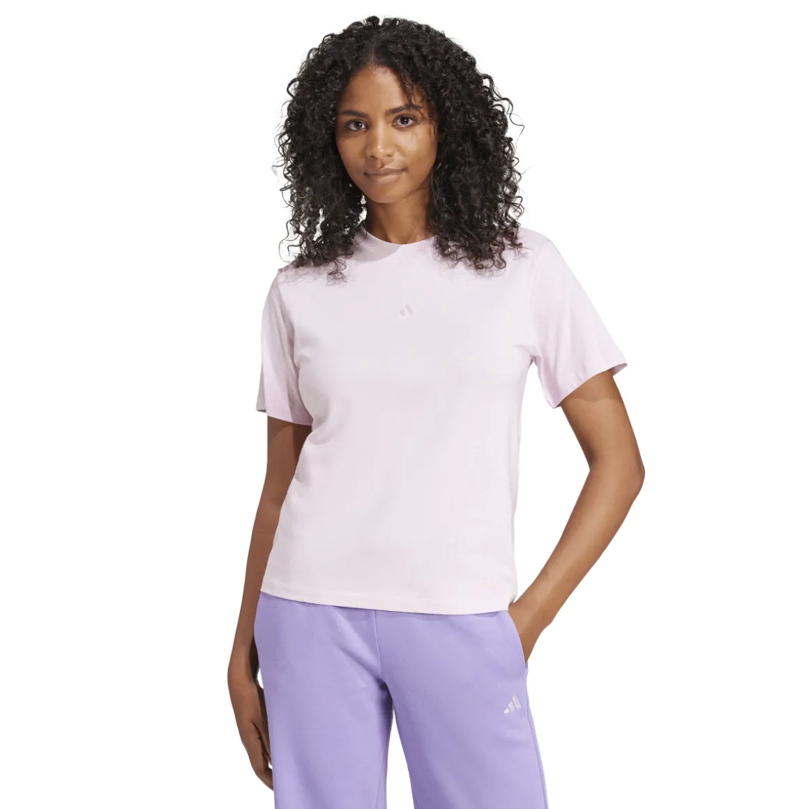 T-shirt rosa da Donna W SL SJ T adidas