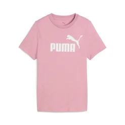 T-shirt rosa da Ragazza con logo ESS No. 1 Puma