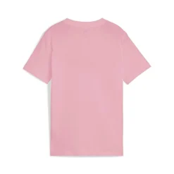 T-shirt rosa da Ragazza con logo ESS No. 1 Puma