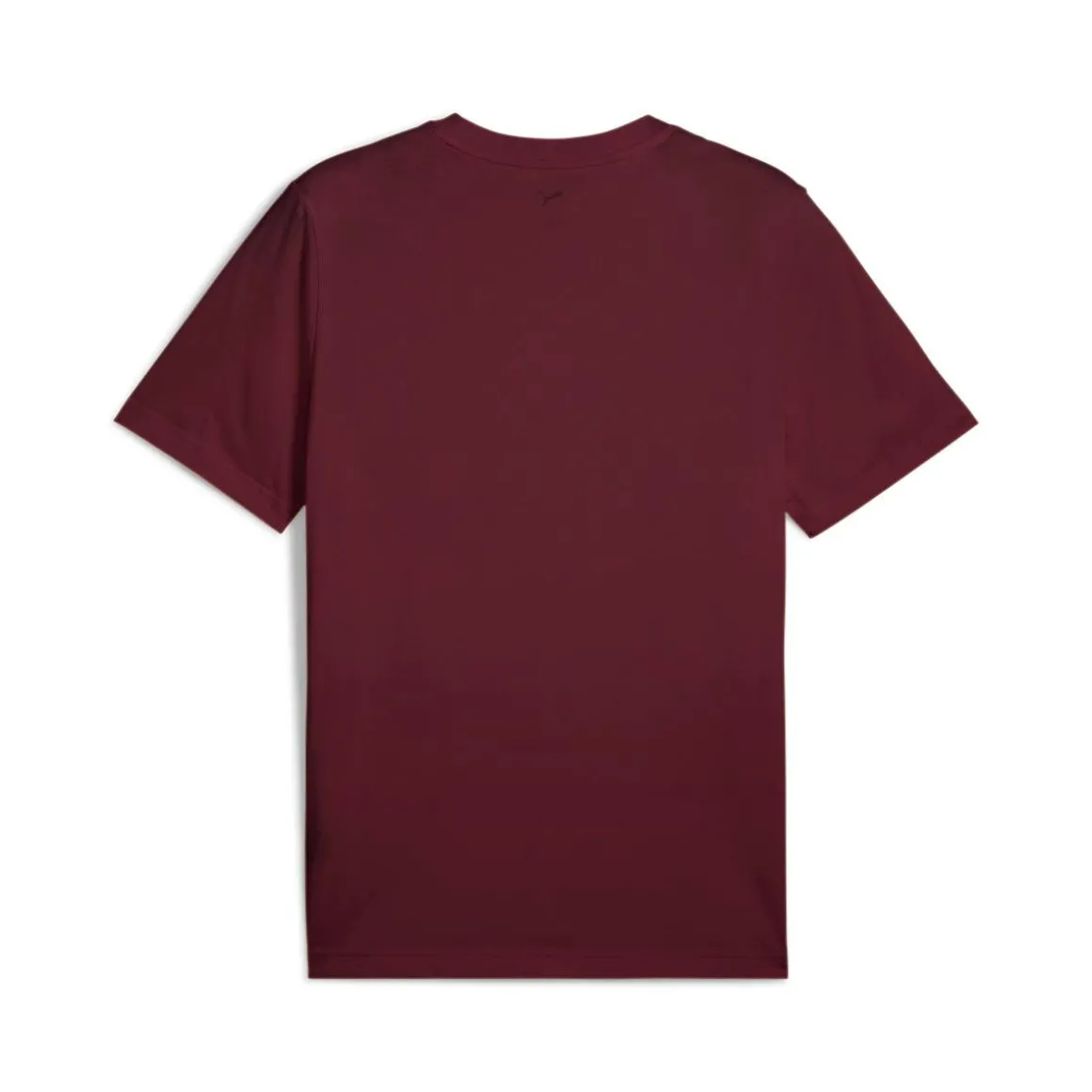 T-shirt rossa da Uomo con logo minimal ESS Small No. 1 Puma
