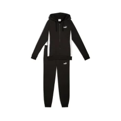 Tuta nera da Donna con cappuccio e full-zip FL Puma