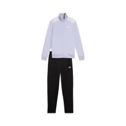 Tuta sportiva nera da Donna con zip Poly Suit Puma