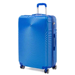 Valigia grande blu con ruote multidirezionali Romeo Gigli Milano