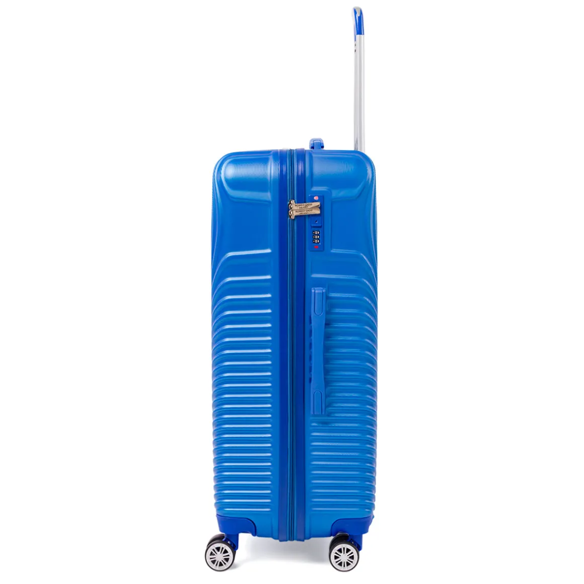Valigia grande blu con ruote multidirezionali Romeo Gigli Milano