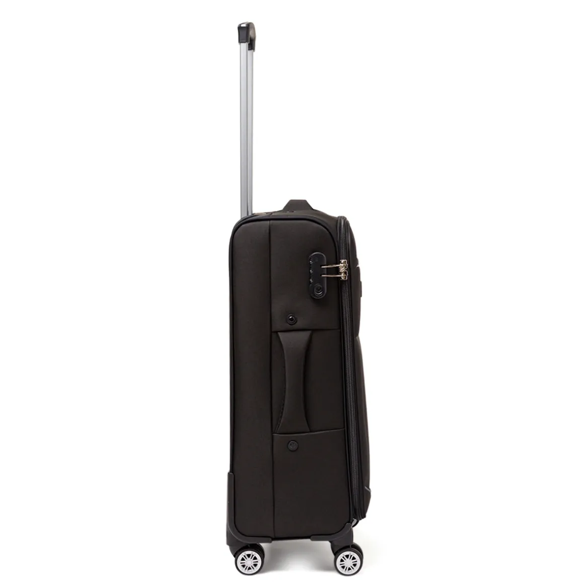 Valigia Trolley medio Nero in tessuto Romeo Gigli