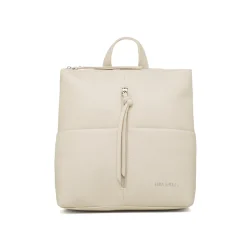 Zaino bianco off-white da Donna con logo in metallo Lora Ferres