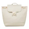 Zaino bianco off-white da Donna con logo Enrico Coveri