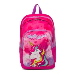 Zaino da scuola fucsia con unicorno Magic Land