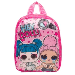 Zaino da scuola piccolo rosa con stampa L.O.L. Surprise!