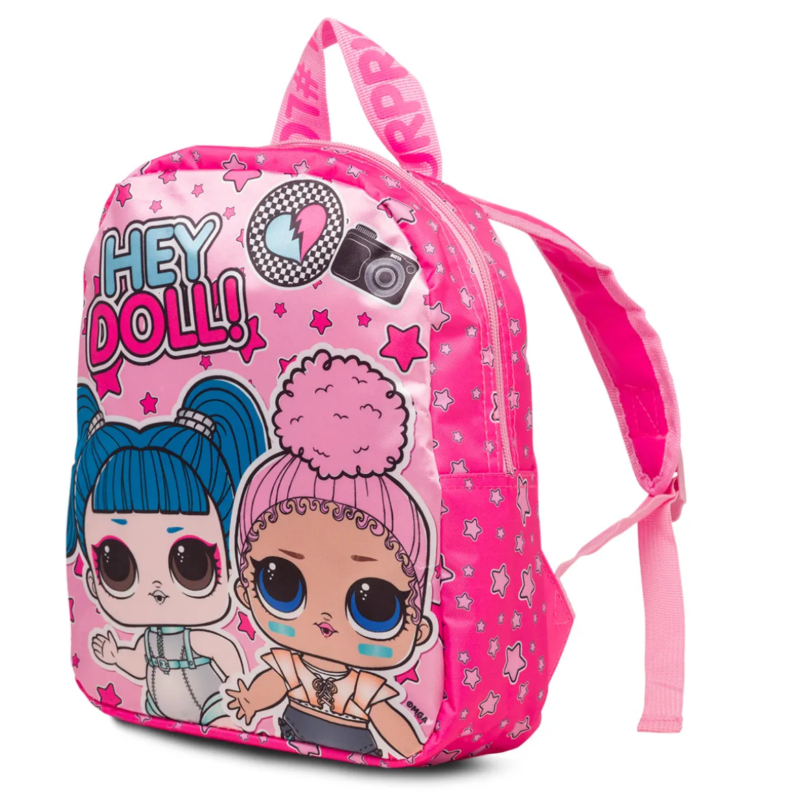 Zaino da scuola piccolo rosa con stampa L.O.L. Surprise!