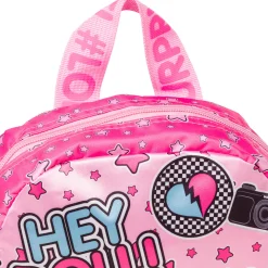 Zaino da scuola piccolo rosa con stampa L.O.L. Surprise!