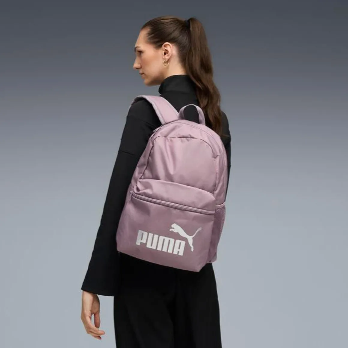 Zaino lilla da Donna con logo bianco Puma