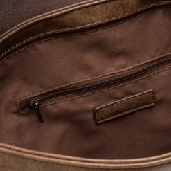 Zaino Marrone da Donna con Patta e Chiusura a Fibbia Lora Ferres