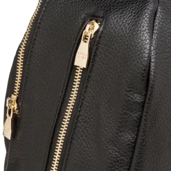 Zaino nero da Donna con dettagli dorati Enrico Coveri