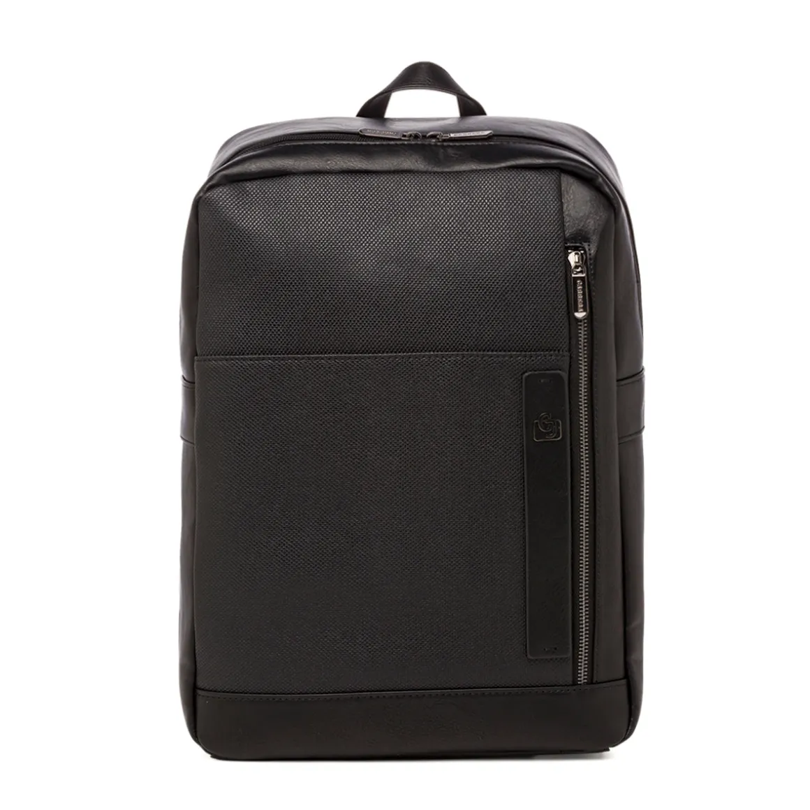 Zaino nero da Uomo con zip laterale Carrera