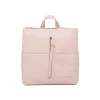 Zaino rosa da Donna con logo in metallo Lora Ferres